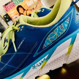 Autographed Hoka sneaker Workout shoes | Kiana Tom